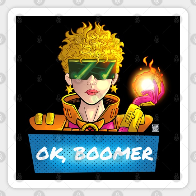 Ok Boomer Sticker by sergetowers80